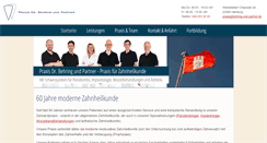 Desktop Screenshot of behring-und-partner.de